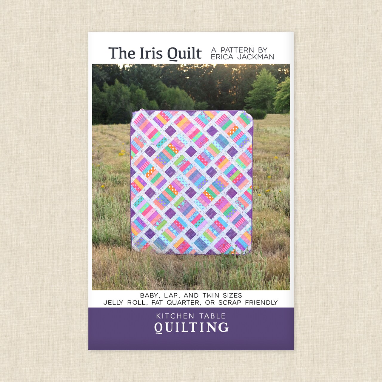 The Iris Quilt (ktq 138) | Kitchen Table Quilting | Sewing Pattern